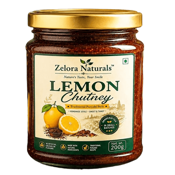 A Taste Rooted in Tradition | Zelora Naturals™ Lemon Chutney